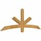 Ekena Millwork Alberta Rough Sawn Timber Gable Bracket, Western Red Cedar, 72"W x 27"H x 2"D x 4"F, 9/12 Pitch GBW072X27X0204ALB00RWR - alternate 3